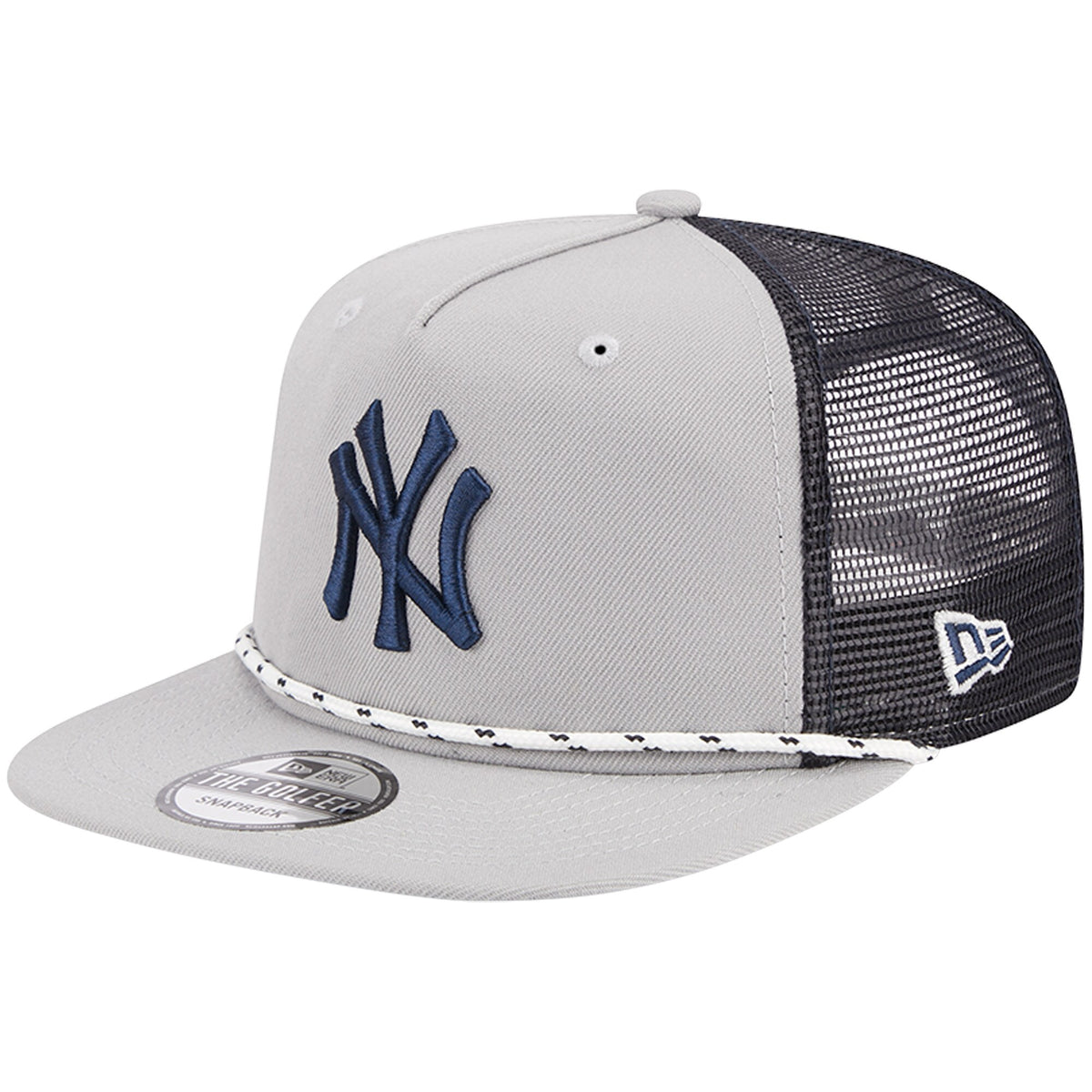 New York Yankees New Era Golfer Green Undervisor 9FIFTY Snapback Hat - Gray