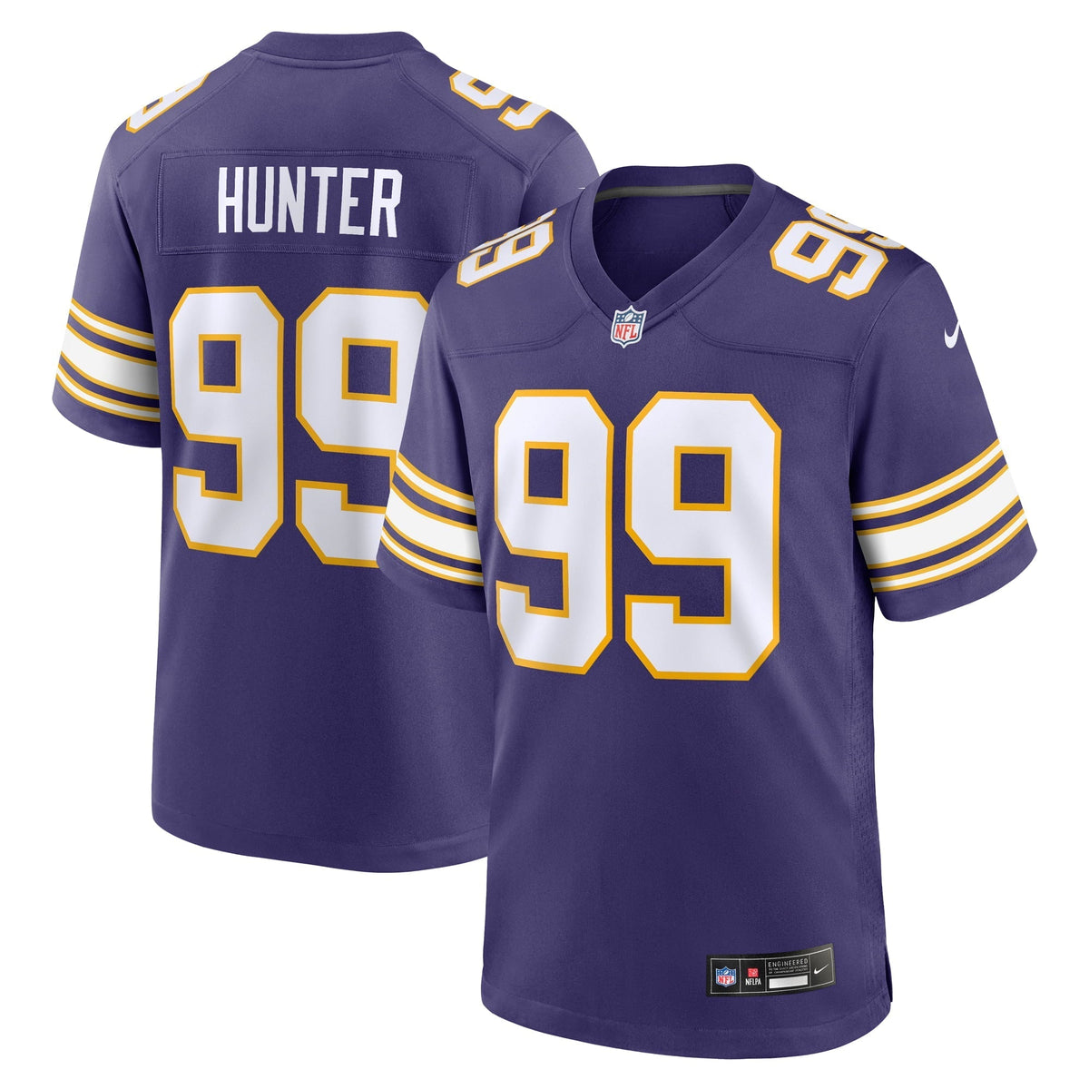 Men s Nike Danielle Hunter Purple Minnesota Vikings Classic Player Game Jersey