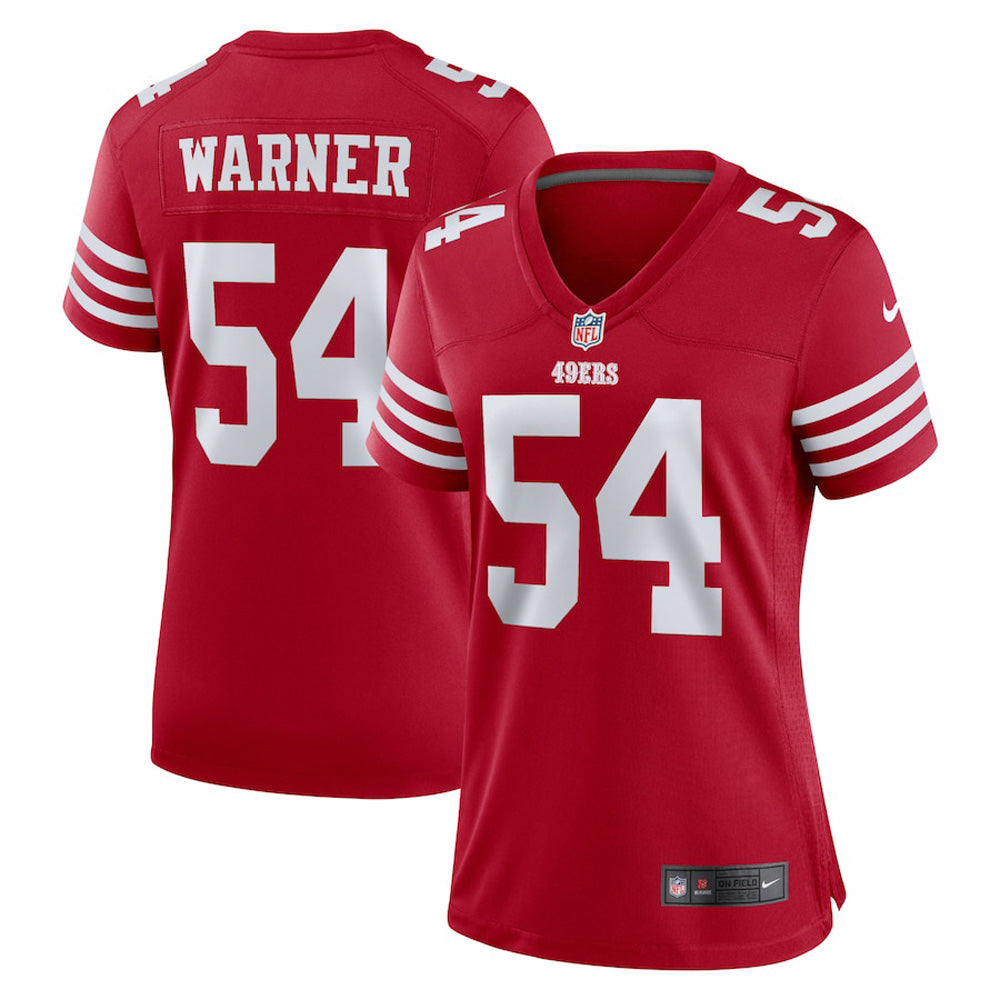 Women s San Francisco 49ers Fred Warner Game Jersey   Scarlet