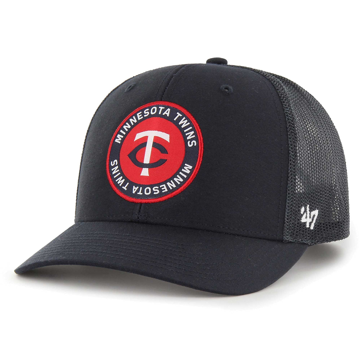 Minnesota Twins '47 Unveil Trucker Adjustable Hat - Navy