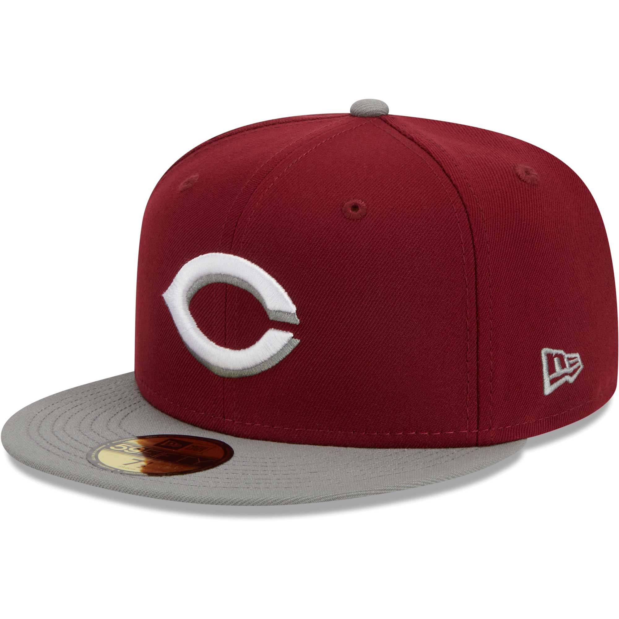 Cincinnati Reds New Era Two-Tone Color Pack 59FIFTY Fitted Hat - Cardinal