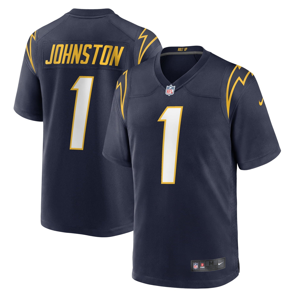 Men s Nike Quentin Johnston Navy Los Angeles Chargers Alternate Game Jersey