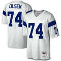 Merlin Olsen Los Angeles Rams Mitchell   Ness Legacy Replica Jersey   White