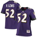 Ray Lewis Baltimore Ravens Mitchell   Ness Women s Legacy Replica Team Jersey   Purple