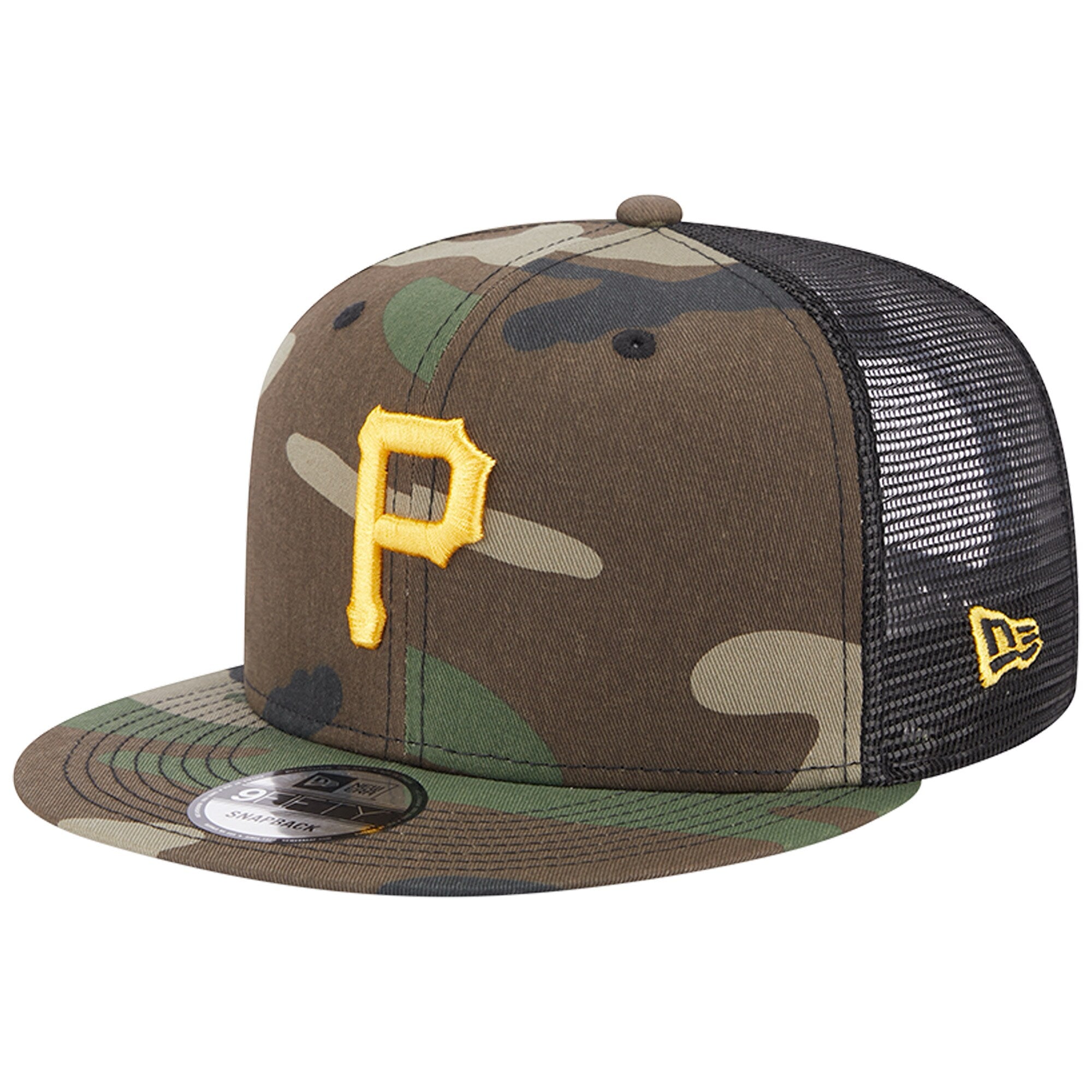 Pittsburgh Pirates New Era Trucker 9FIFTY Snapback Hat - Camo