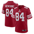 Men s Nike Dazz Newsome Scarlet San Francisco 49ers Team Game Jersey