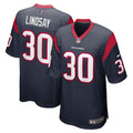 Phillip Lindsay Houston Texans Nike Game Jersey   Navy