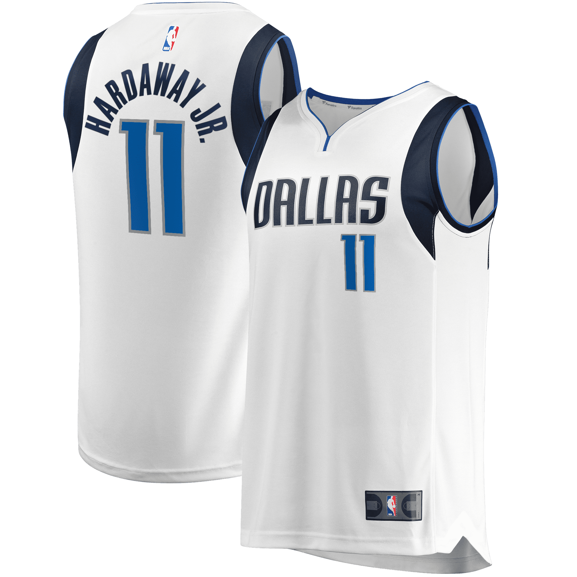 Men's Fanatics Branded Tim Hardaway Jr. White Dallas Mavericks Fast Break Player Jersey - Association Edition