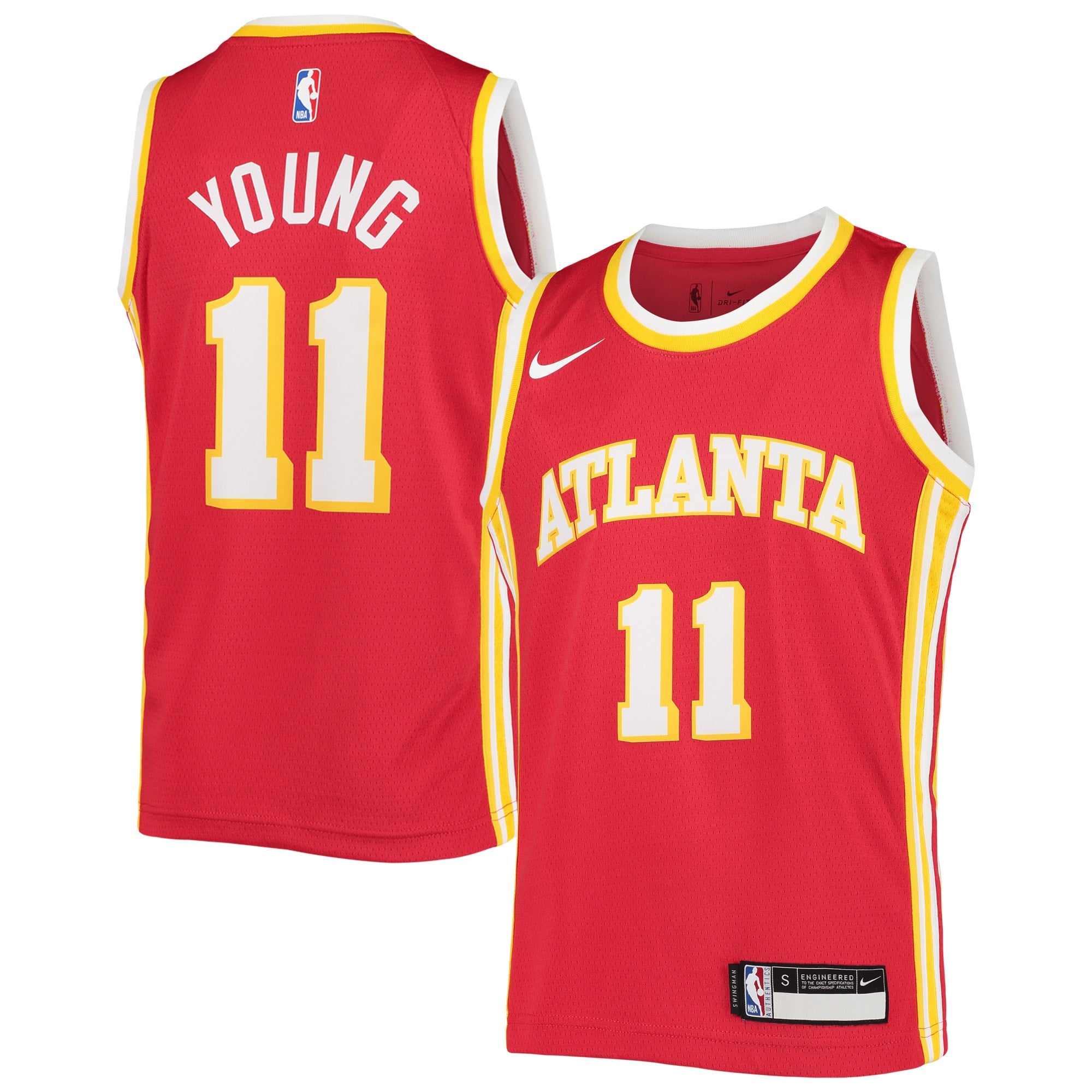 Trae Young Atlanta Hawks, NBA Jerseys Nike Youth 2019/20 Swingman Jersey - Icon Edition - Red