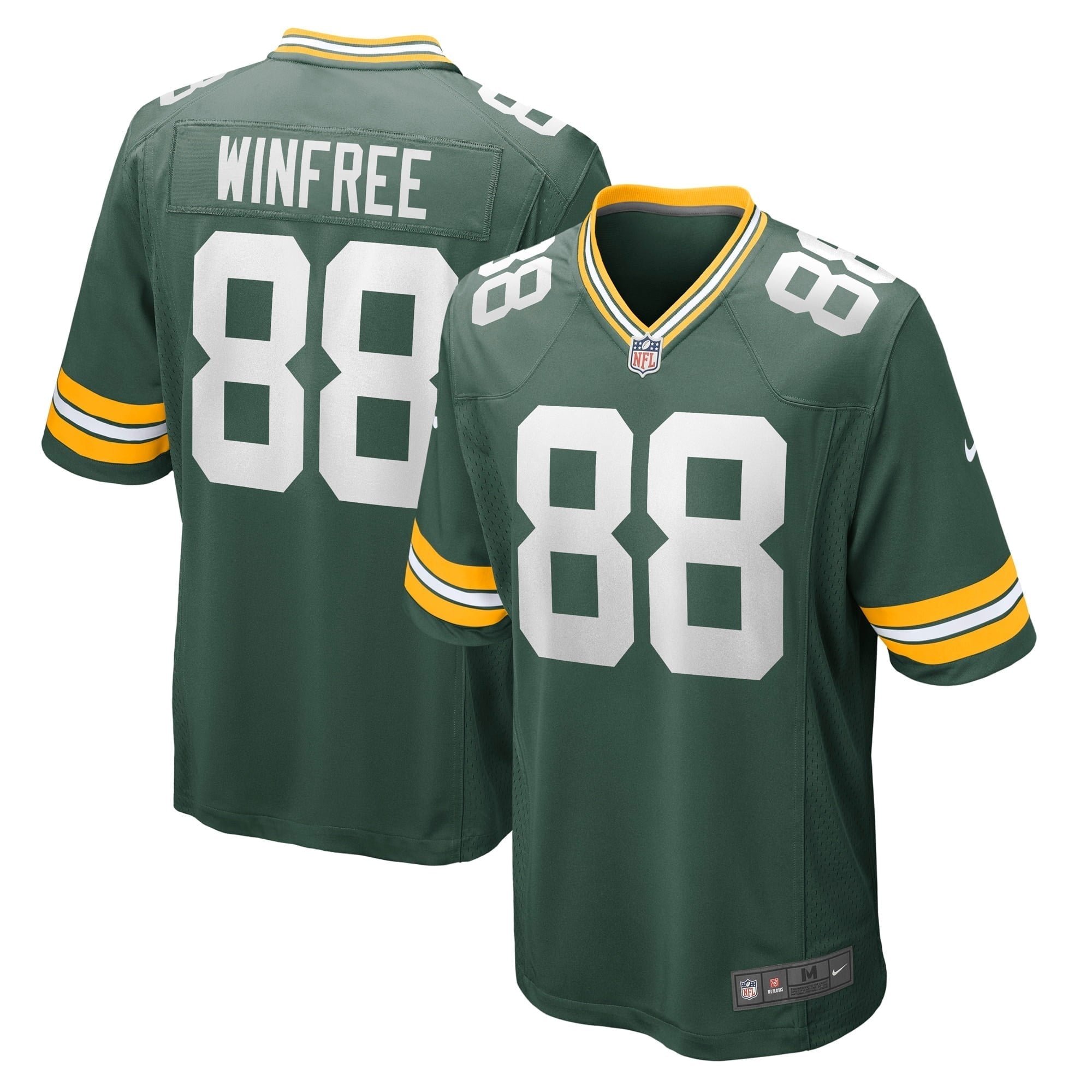 Men s Nike Juwann Winfree Green Green Bay Packers Game Jersey