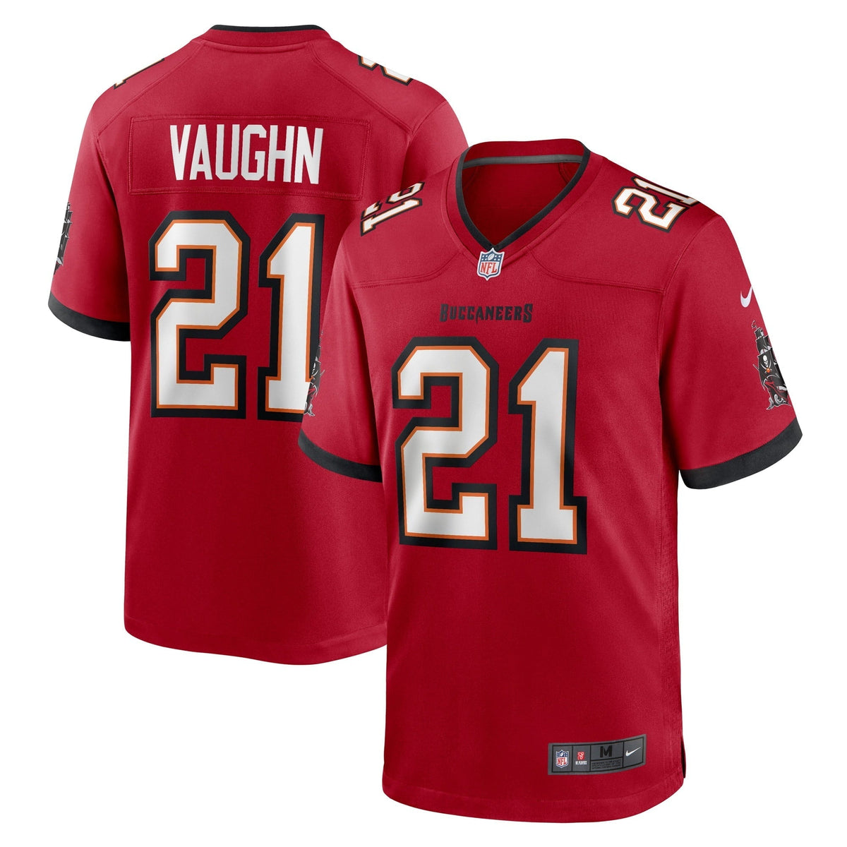 Men s Nike Ke Shawn Vaughn Red Tampa Bay Buccaneers Player Jersey