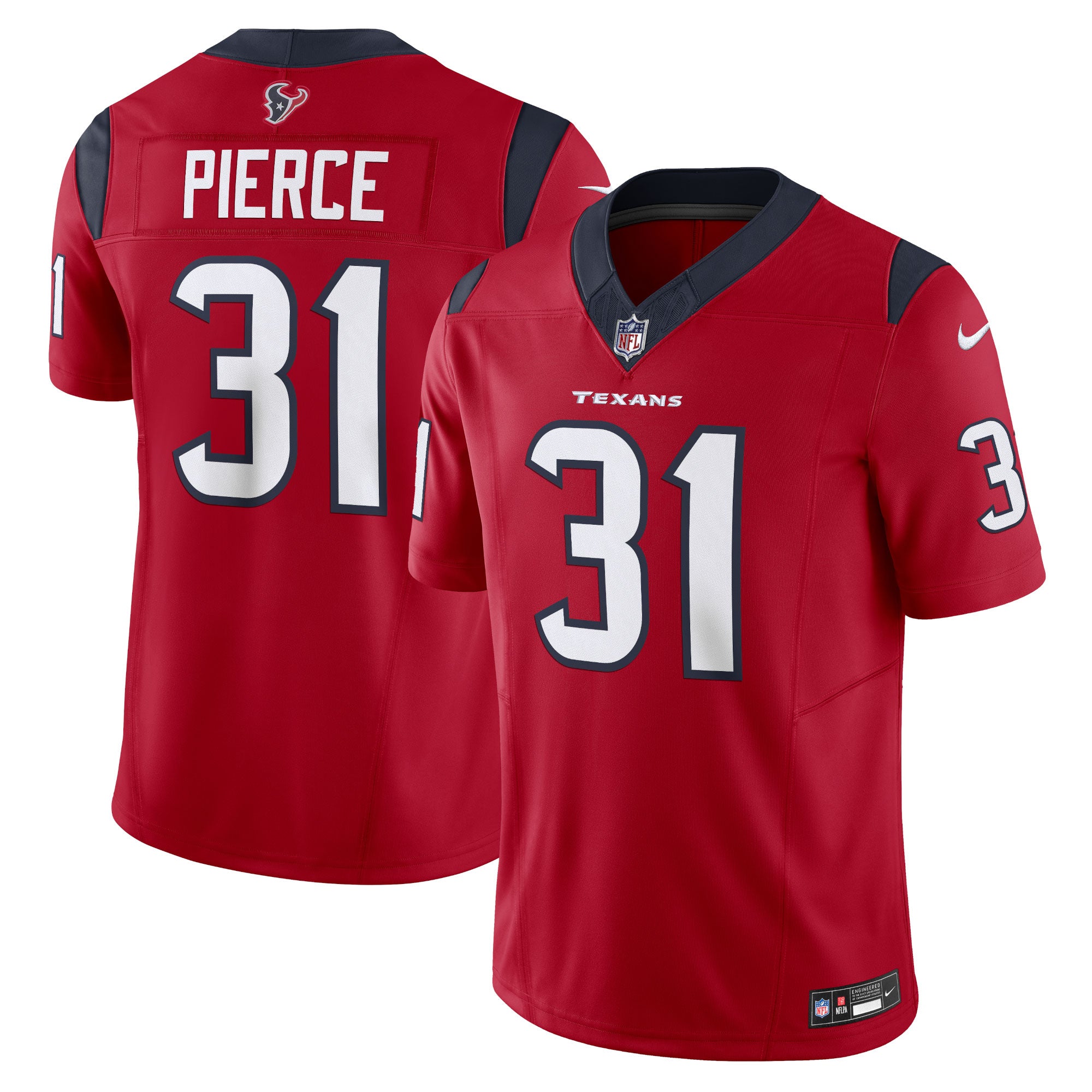 Dameon Pierce Houston Texans Nike Vapor F.U.S.E. Limited Jersey   Red