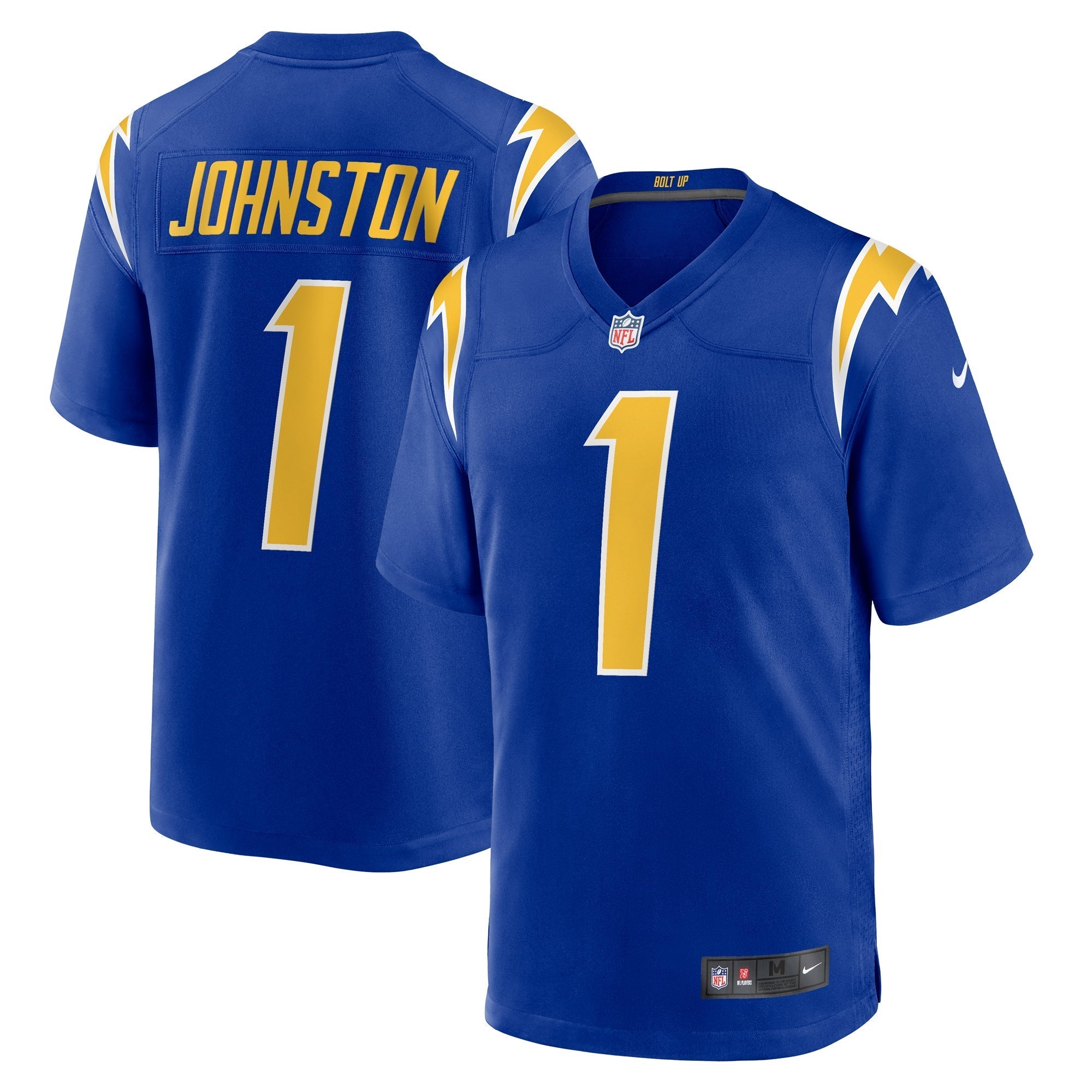 Men s Nike Quentin Johnston Royal Los Angeles Chargers Alternate Game Jersey