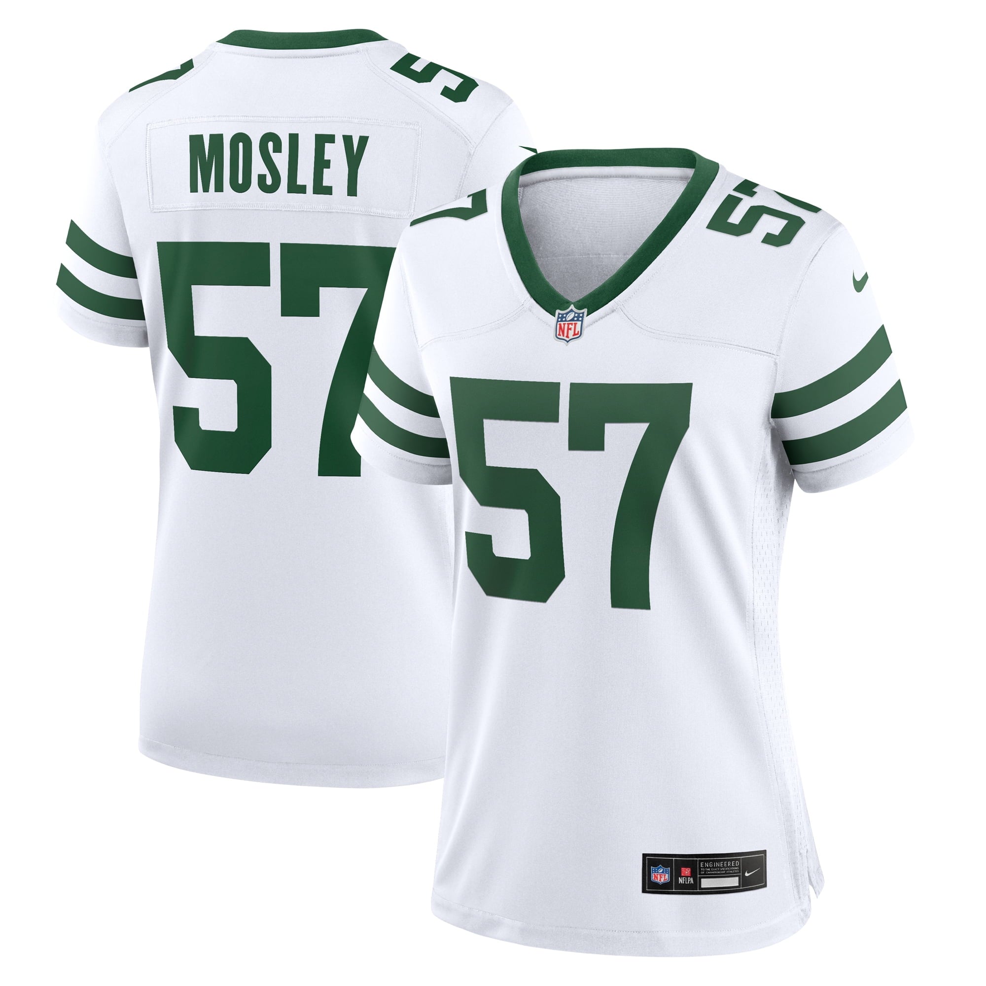 Women s Nike C.J. Mosley White New York Jets Legacy Player Game Jersey