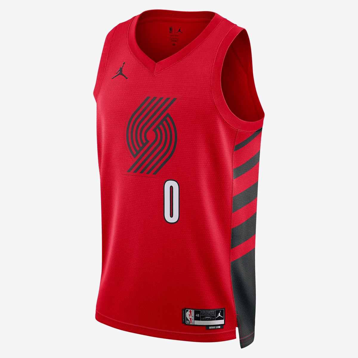 Portland Trail Blazers Statement Edition Jordans Dri-FIT NBA Swingman Jersey - University Red/Black