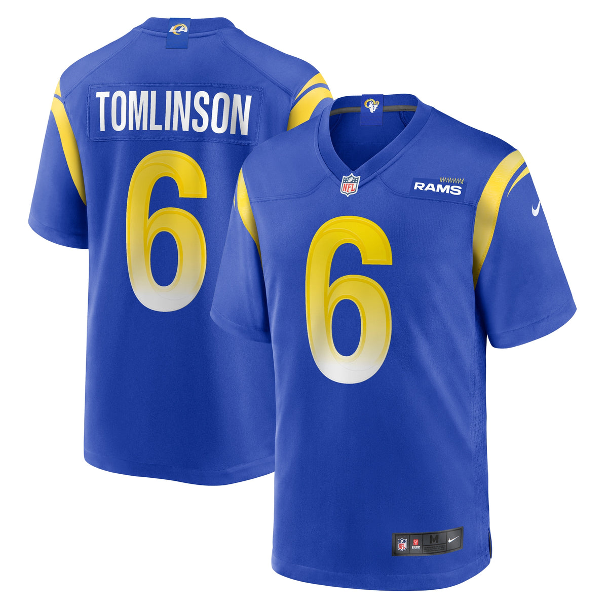 Tre Vius Hodges-Tomlinson Los Angeles Rams Nike Team Game Jersey    Royal