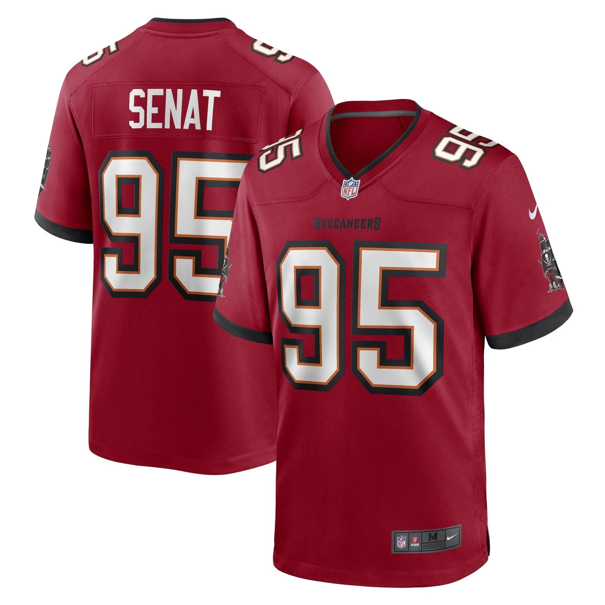Men s Nike Deadrin Senat Red Tampa Bay Buccaneers Game Player Jersey