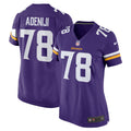 Hakeem Adeniji Minnesota Vikings Nike Women s Team Game Jersey    Purple