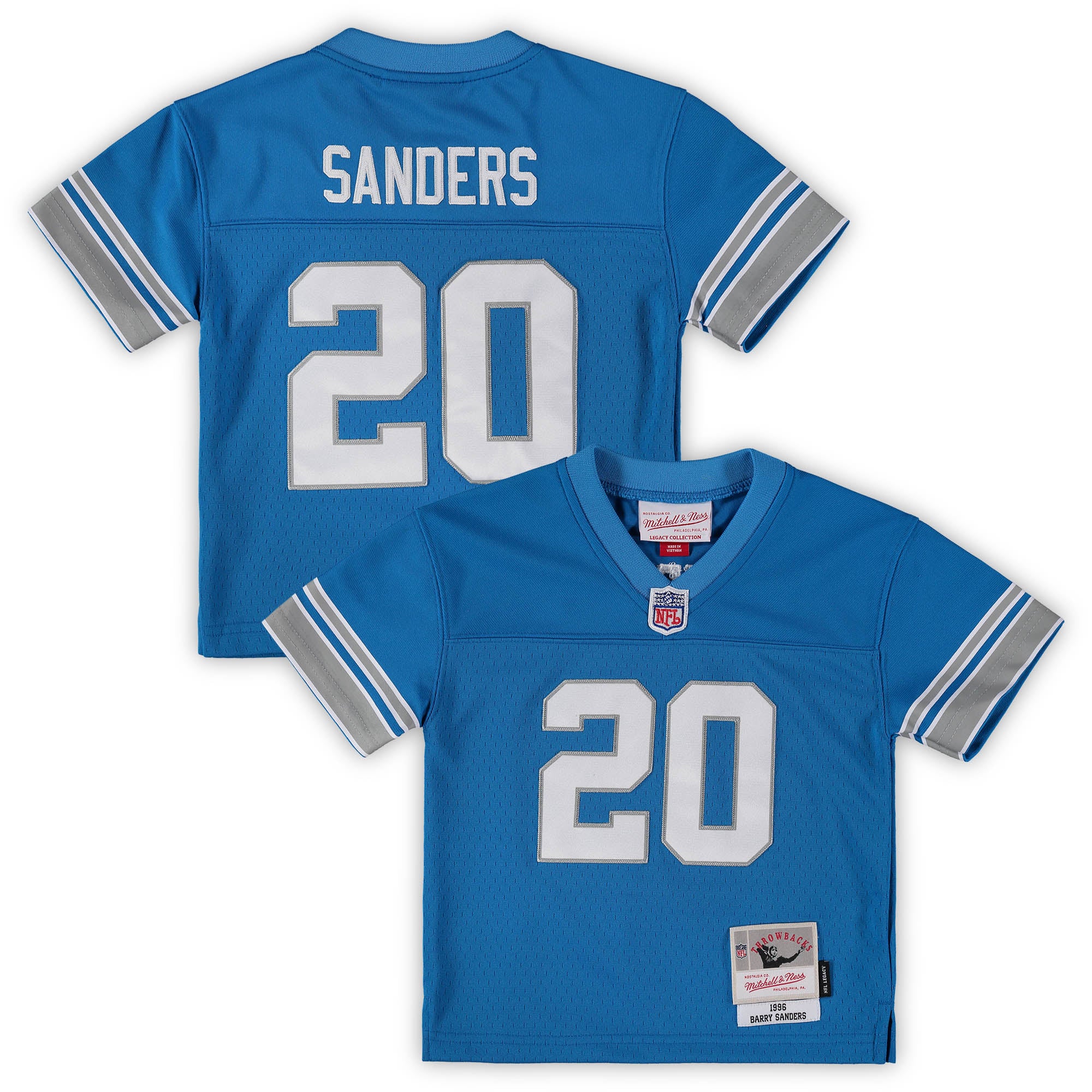 Barry Sanders Detroit Lions Mitchell   Ness Toddler 1996 Retired Legacy Jersey   Blue
