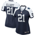Ezekiel Elliott Dallas Cowboys Nike Women s Alternate Game Team Jersey   Navy