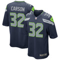 Chris Carson Seattle Seahawks Nike Game Player Jersey Navy