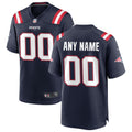 Nike New England Patriots Custom Game Jersey   Navy