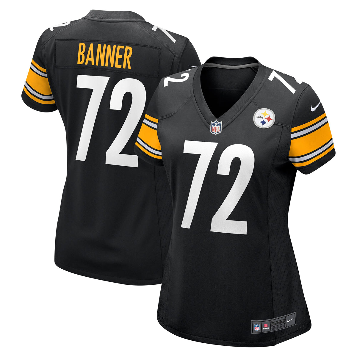 Zach Banner Pittsburgh Steelers Nike Women s Game Jersey   Black