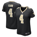 Women s Nike Derek Carr Black New Orleans Saints Game Jersey