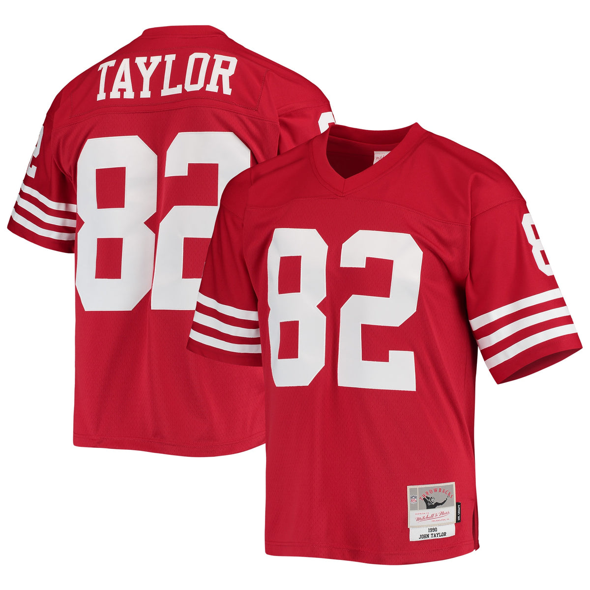 John Taylor San Francisco 49ers Mitchell   Ness Legacy Replica Jersey   Scarlet