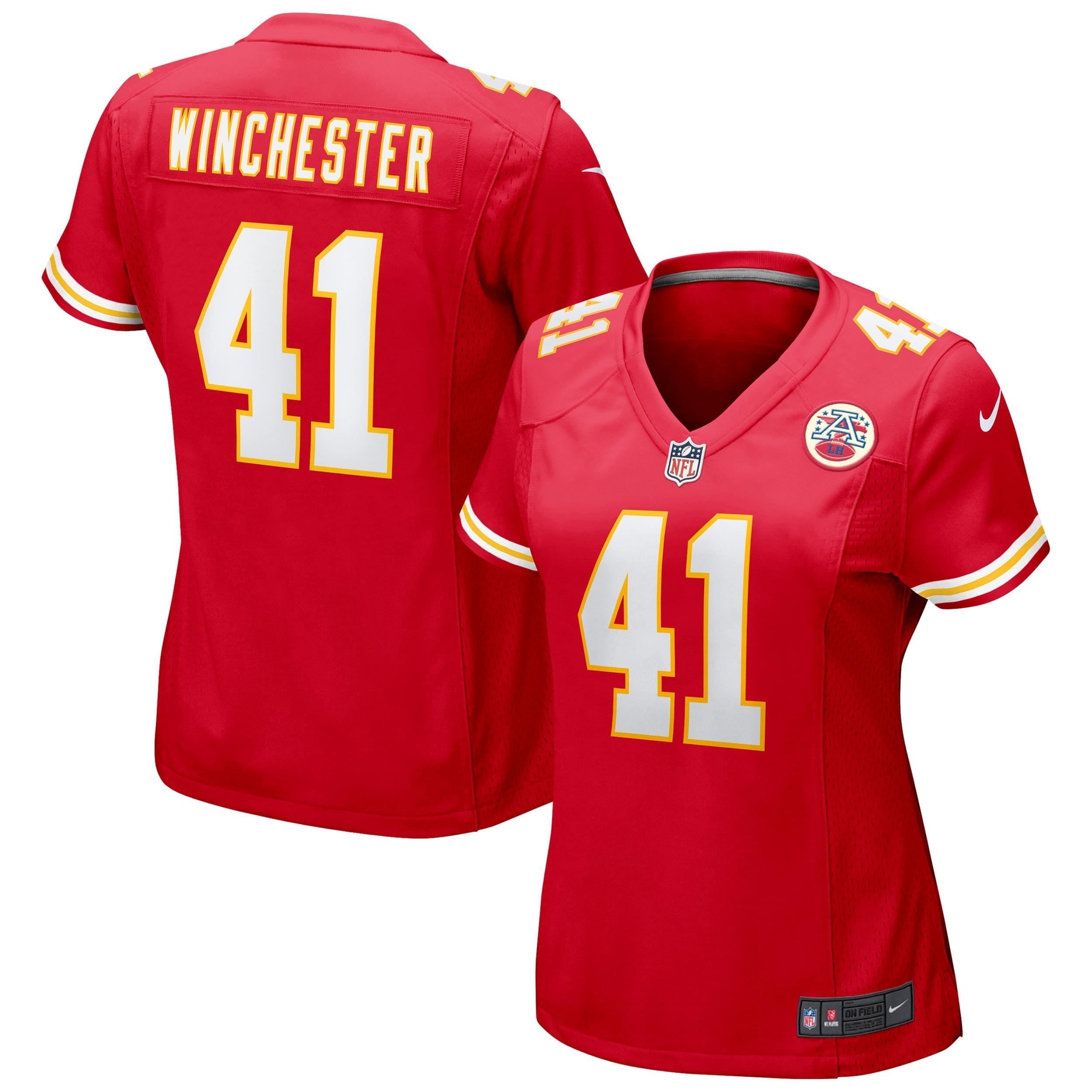 Women s Nike James Winchester Red Kansas City Chiefs Game Jersey