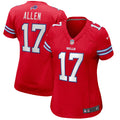 Josh Allen Buffalo Bills Nike Women s Alternate Game Player Jersey   Red