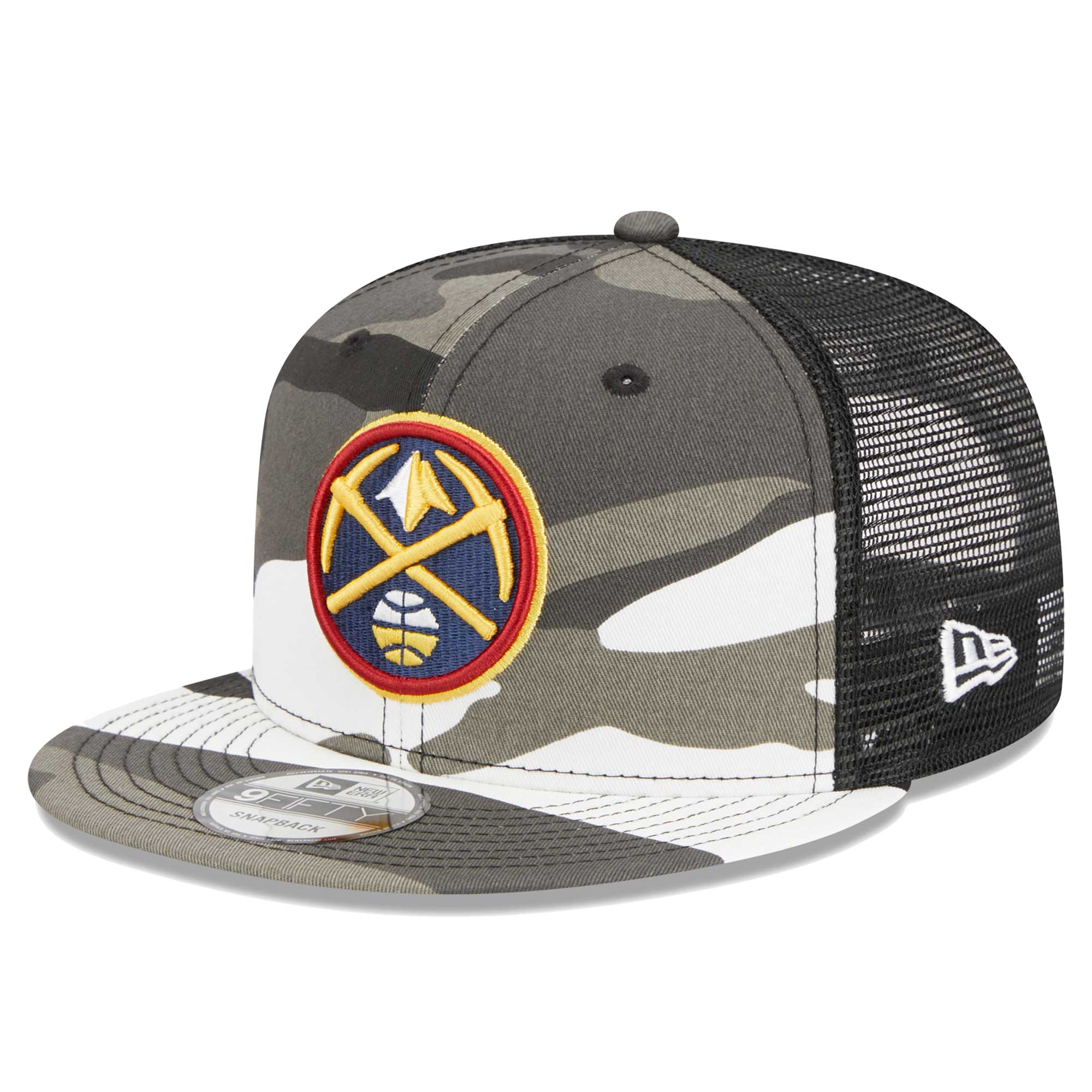 Denver Nuggets New Era Snow Camo Meshback 9FIFTY Snapback Hat - Camo