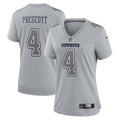 Women s Nike Dak Prescott Gray Dallas Cowboys Atmosphere Fashion Game Jersey