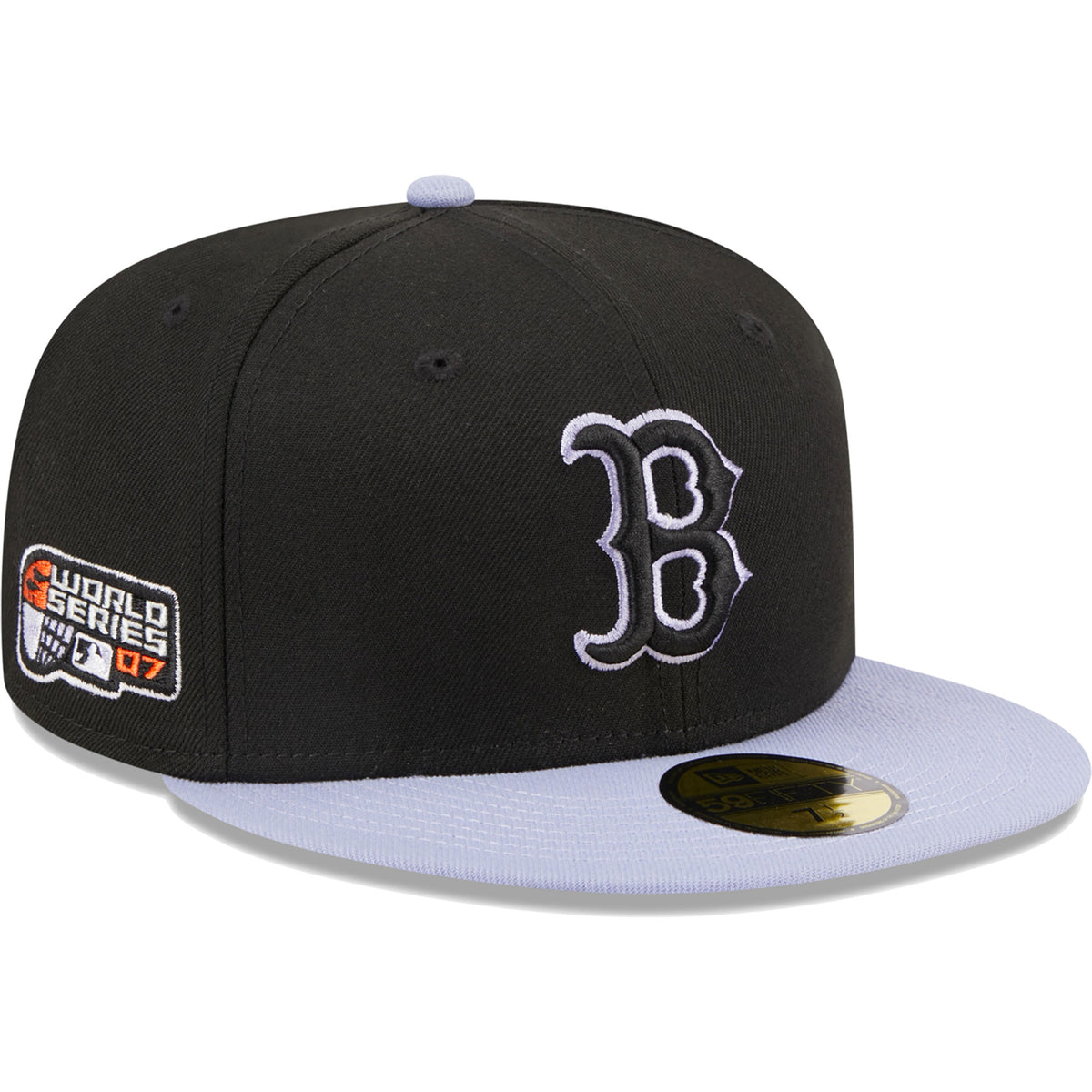 Boston Red Sox New Era Side Patch 59FIFTY Fitted Hat - Black