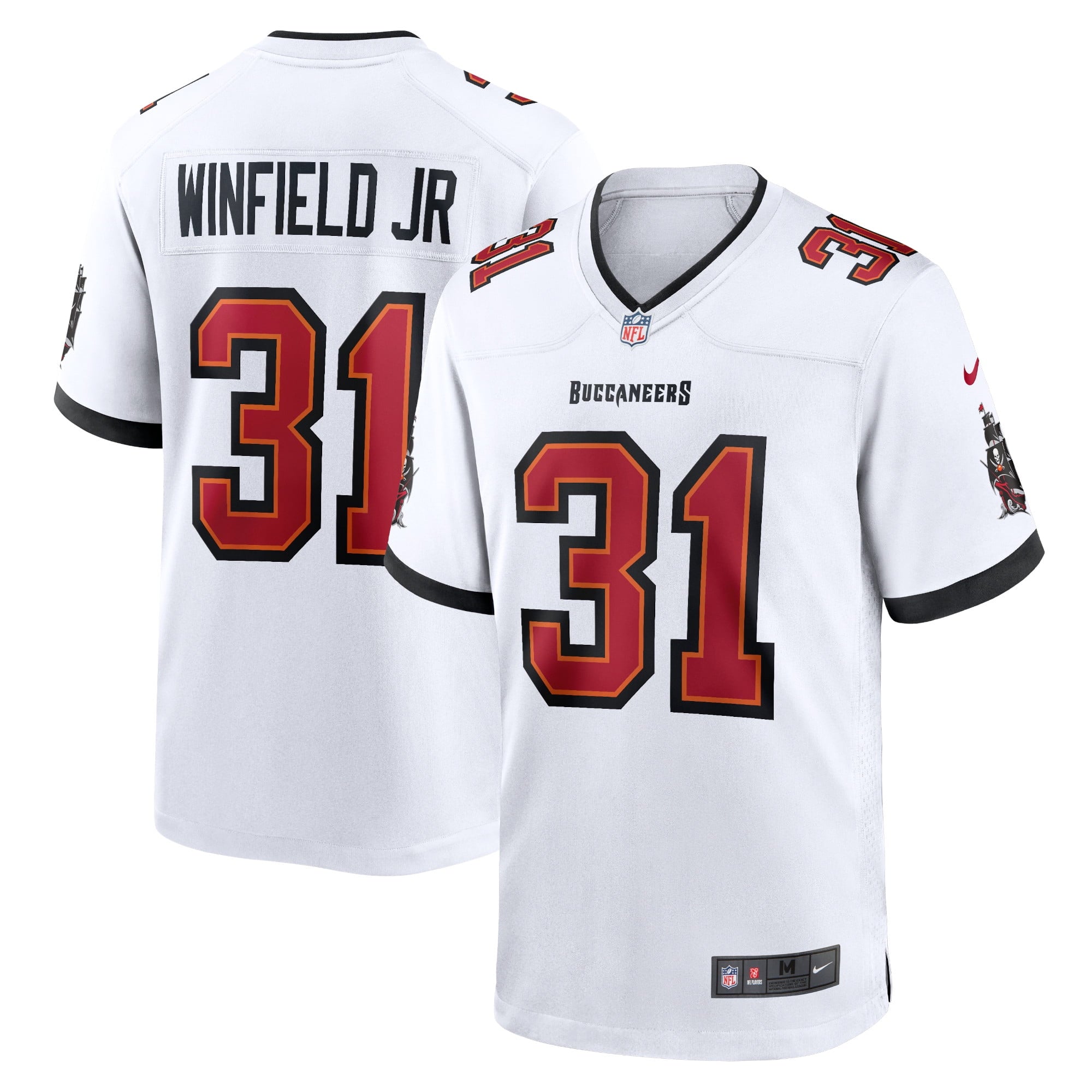 Men s Nike Antoine Winfield Jr. White Tampa Bay Buccaneers Game Jersey