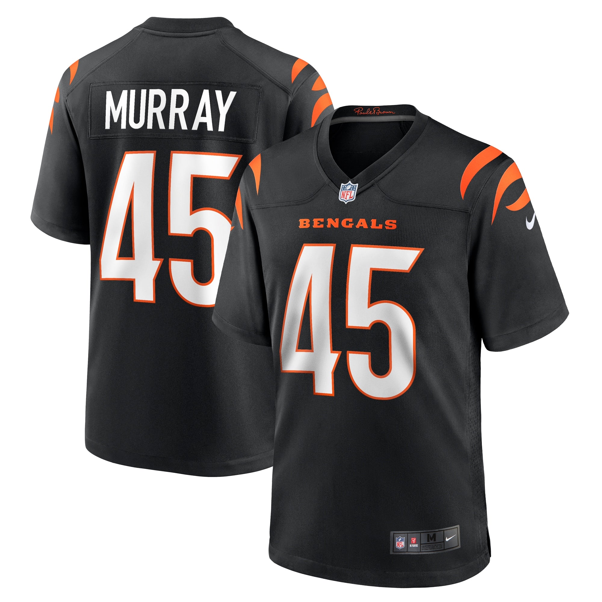 Tyler Murray Cincinnati Bengals Nike Team Game Jersey    Black