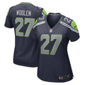 Women s Seattle Seahawks Tariq Woolen Game Jersey Navy