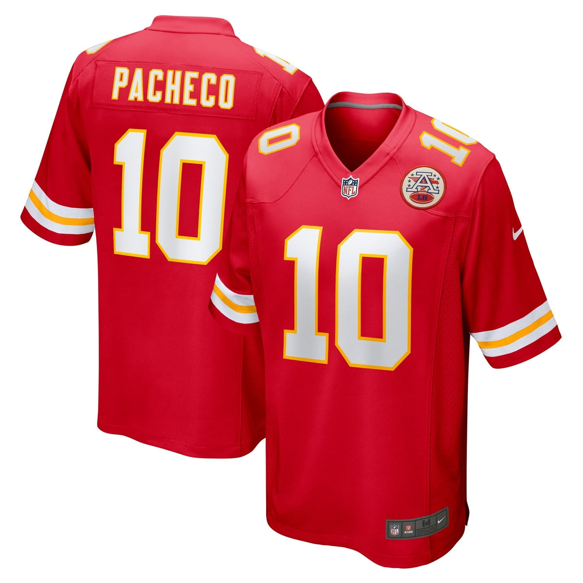 Men s Nike Isiah Pacheco Red Kansas City Chiefs Game Player Jersey