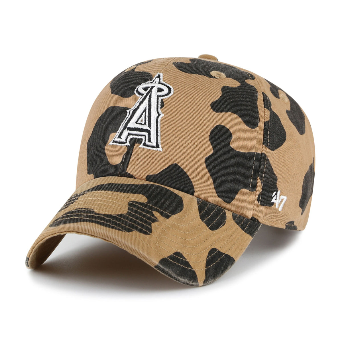 Los Angeles Angels '47 Women's Rosette Clean Up Adjustable Hat - Brown