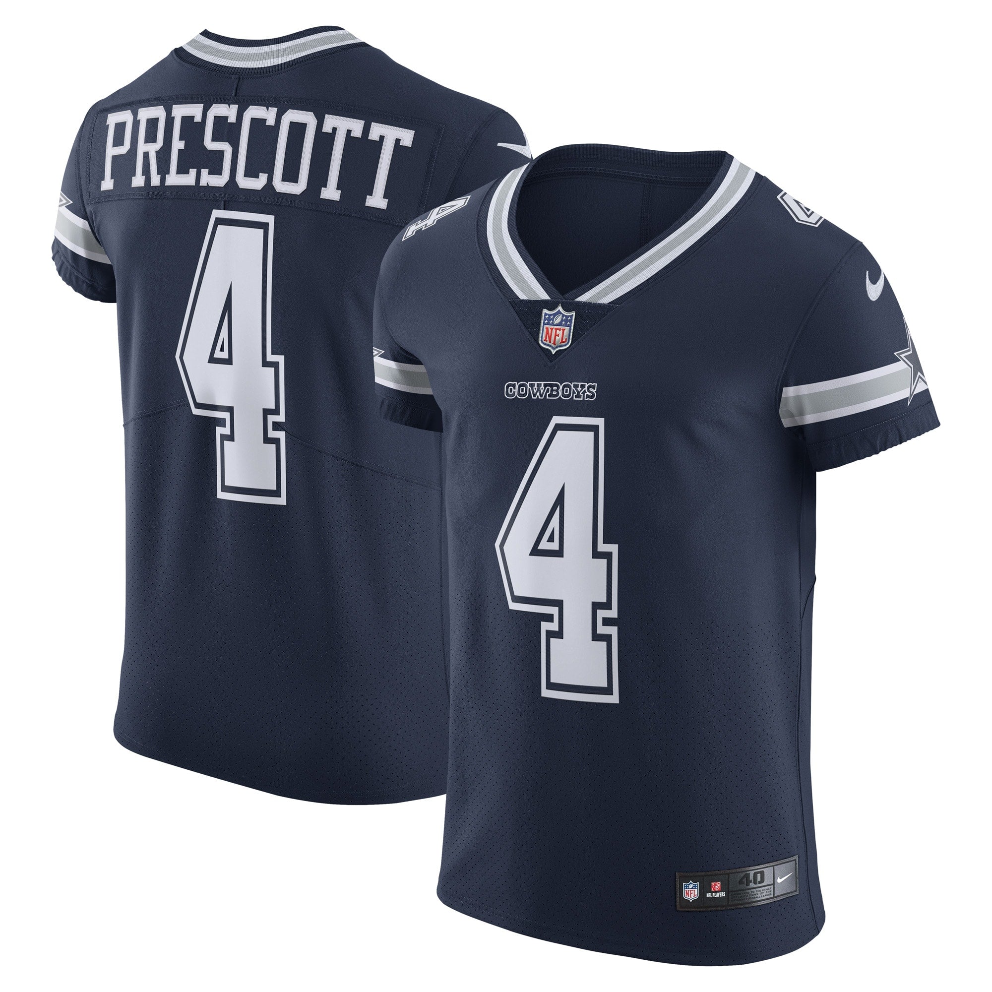 Dak Prescott Dallas Cowboys Nike Vapor Elite Player Team Jersey   Navy