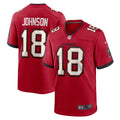 Tyler Johnson Tampa Bay Buccaneers Nike Home Game Player Jersey   Red