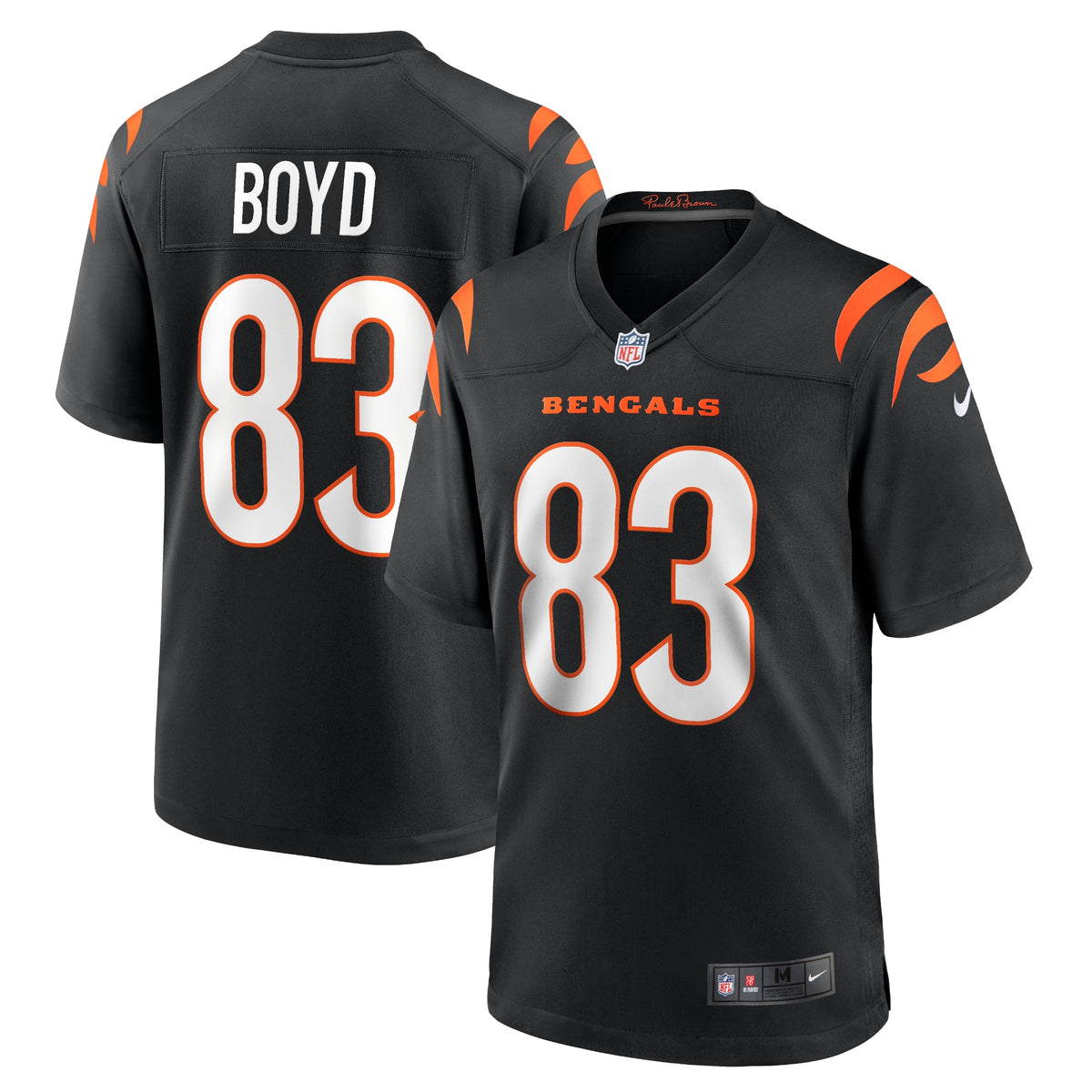 Tyler Boyd Cincinnati Bengals Nike Game Jersey   Black