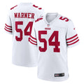 Women s Nike Fred Warner White San Francisco 49ers Team Game Player Jersey