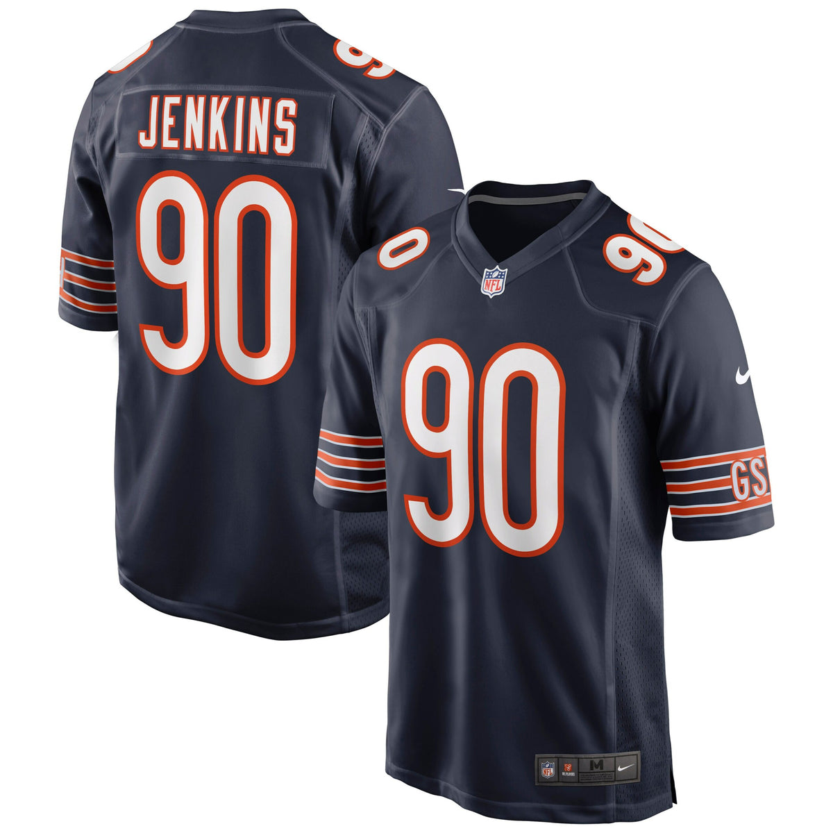 John Jenkins Chicago Bears Nike Game Jersey   Navy