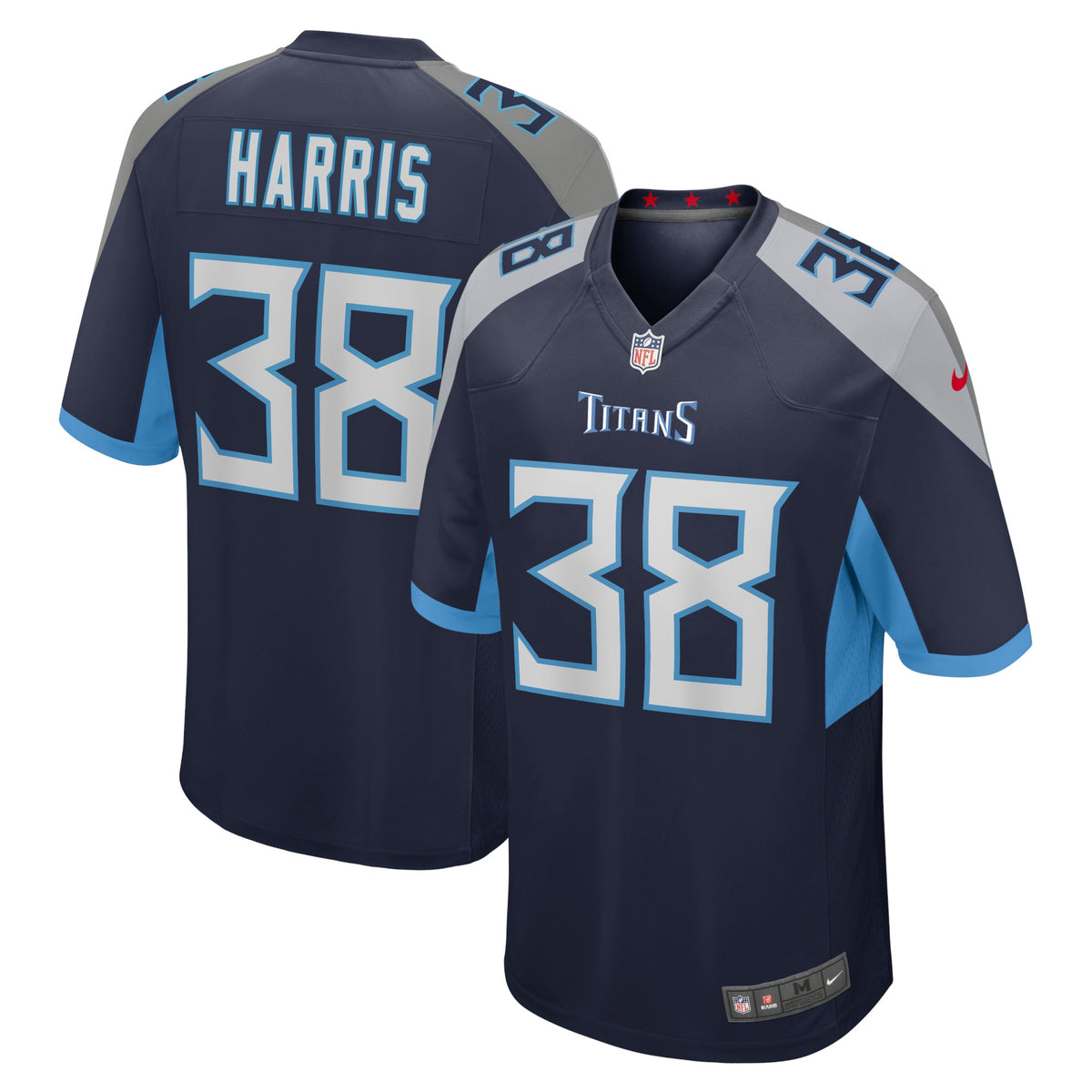 Davontae Harris Tennessee Titans Nike Home Game Player Jersey   Navy