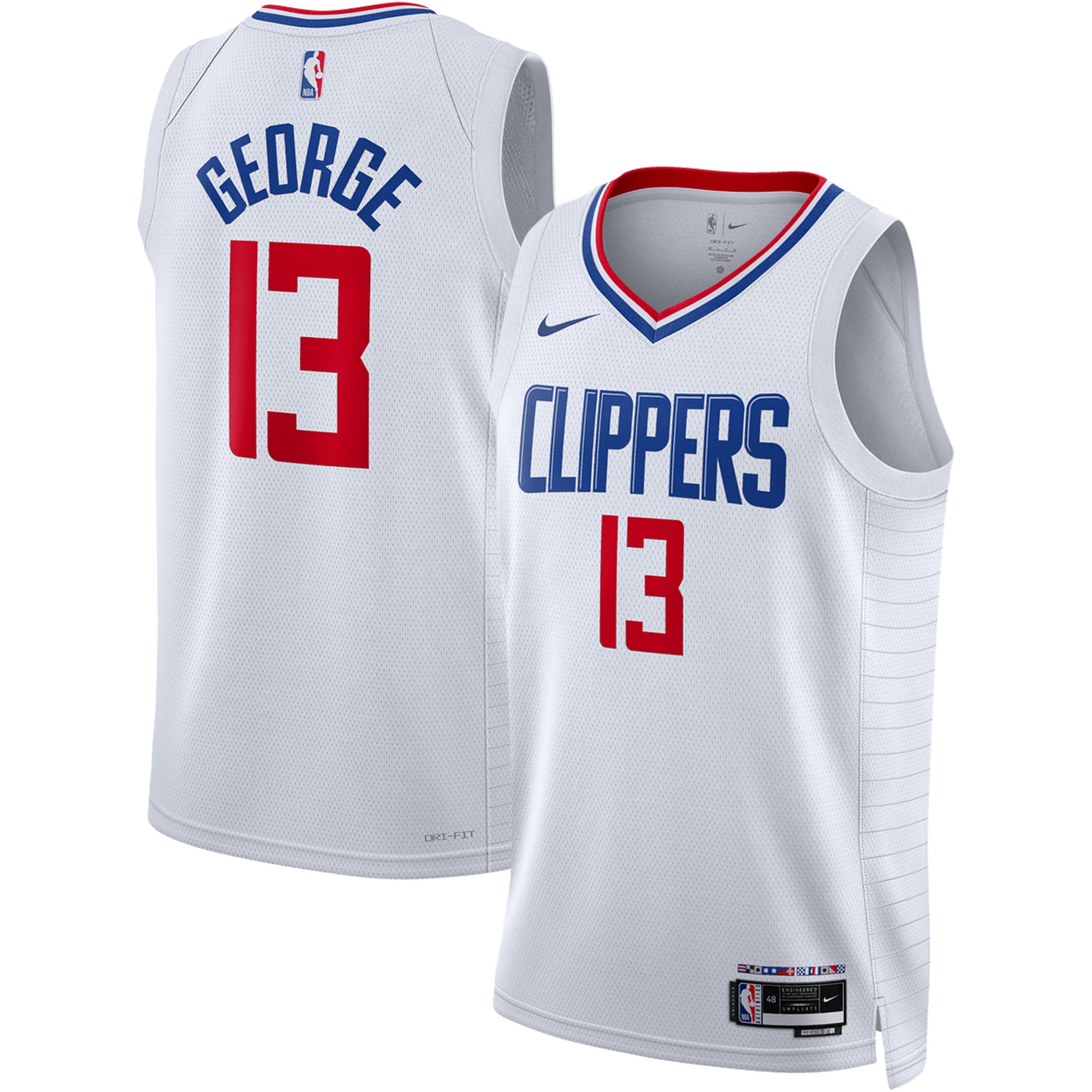Paul George LA Clippers Nike Unisex Swingman Jersey - Association Edition - White