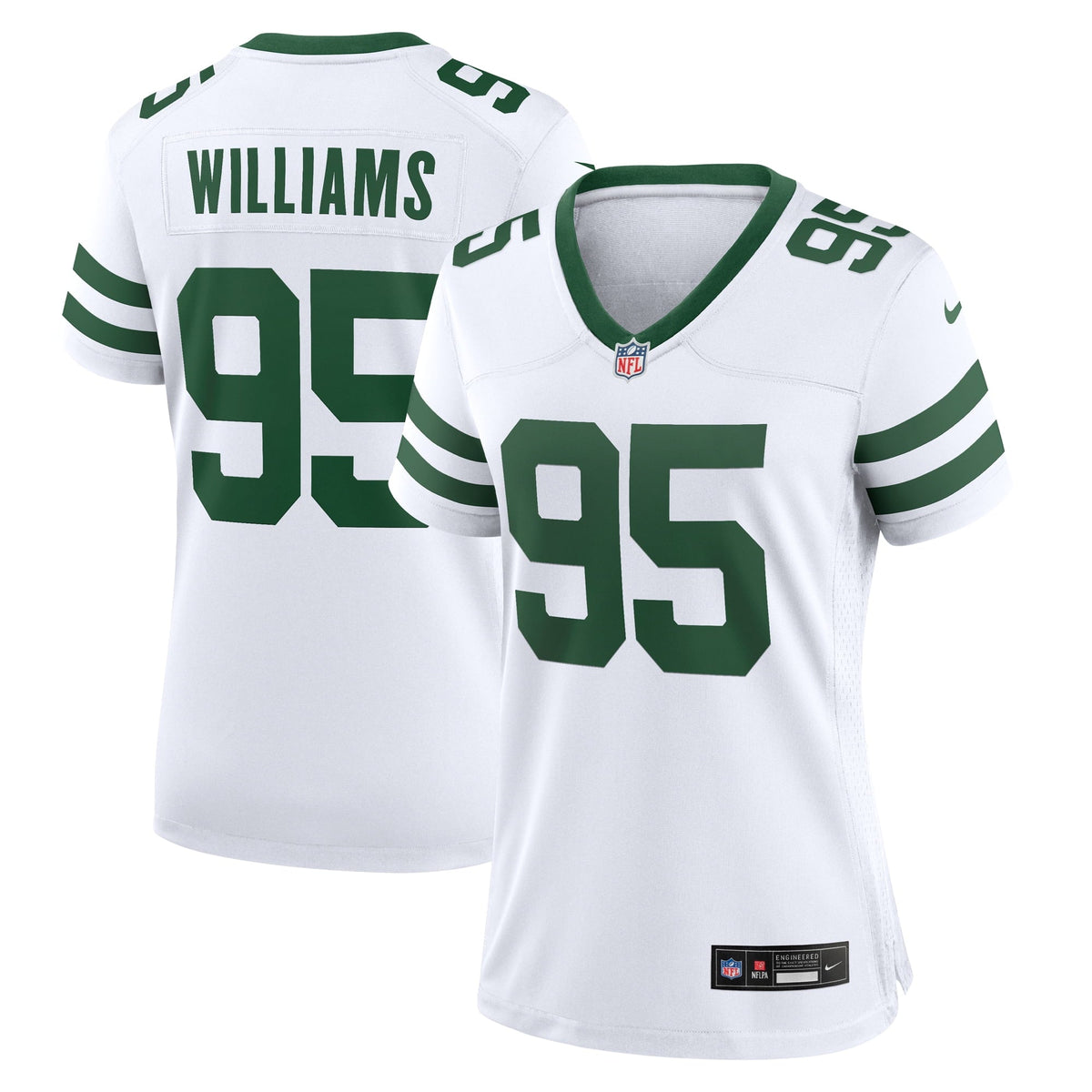 Women s Nike Quinnen Williams White New York Jets Legacy Player Game Jersey