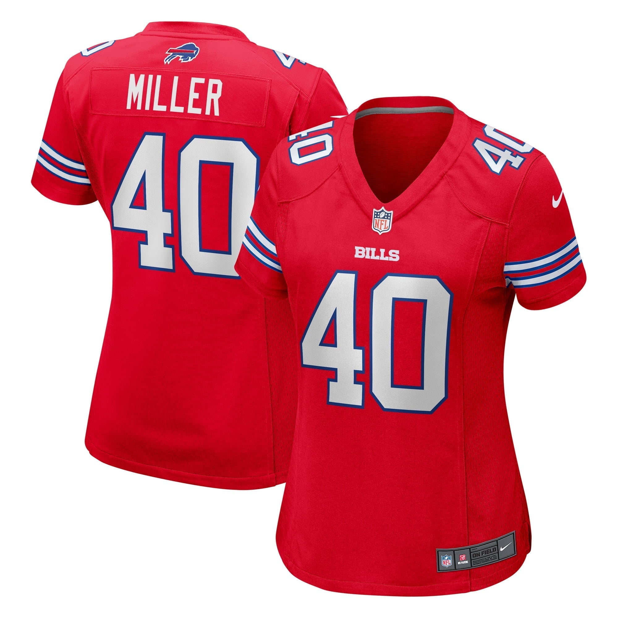 Women s Nike Von Miller Red Buffalo Bills Alternate Game Jersey