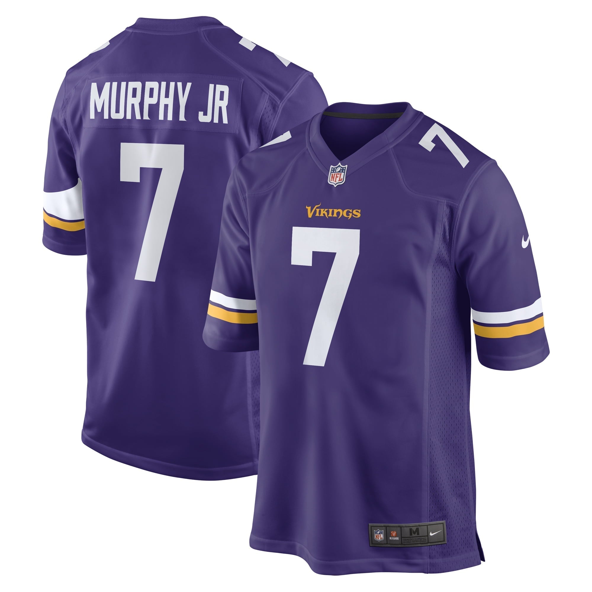 Men s Nike Byron Murphy Jr. Purple Minnesota Vikings Game Jersey