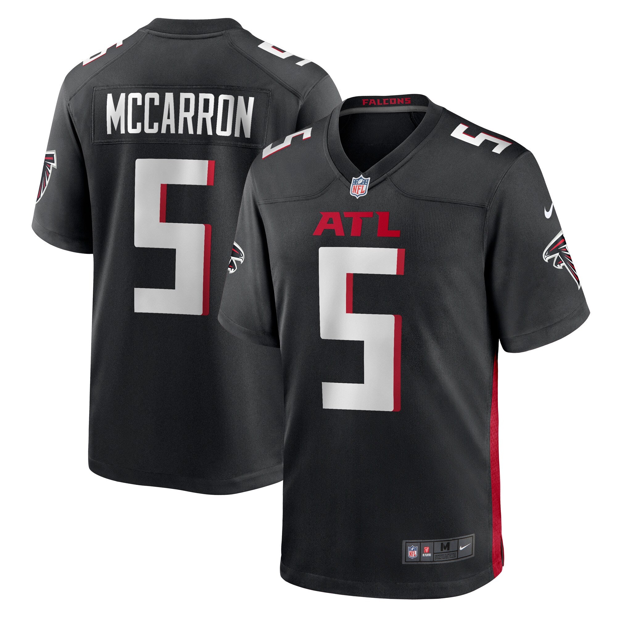 AJ McCarron Atlanta Falcons Nike Game Player Jersey   Black
